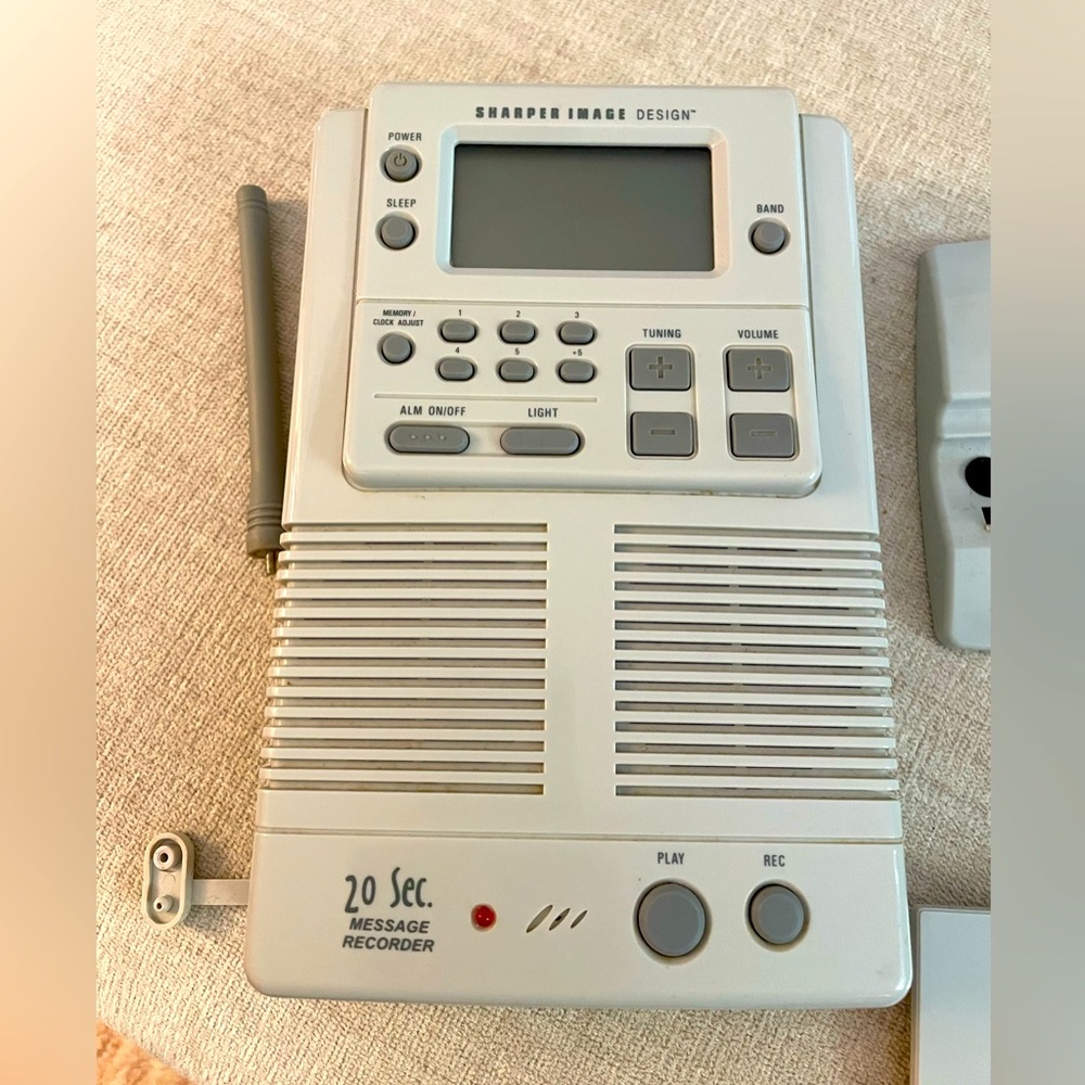 Sharper Image Radio w/ Recorder